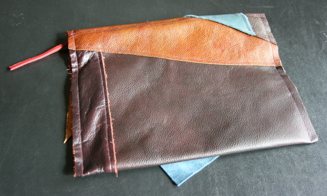 Leather clutches by Pattern and Branch