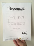 Peppermint Magazine Peplum Top: Two Versions